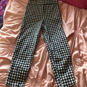 cute patterned capri fitted pants from F21 size s